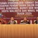Rakor KPU Provinsi Gorontalo beraama stakeholder dengan agenda persiapan pendaftaran calon Gubernur dan Wakil Gubernur Gorontalo pada Pilkada 2024.
