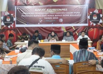 Rapat Koordinasi KPU Kabupaten Bone Bolango.