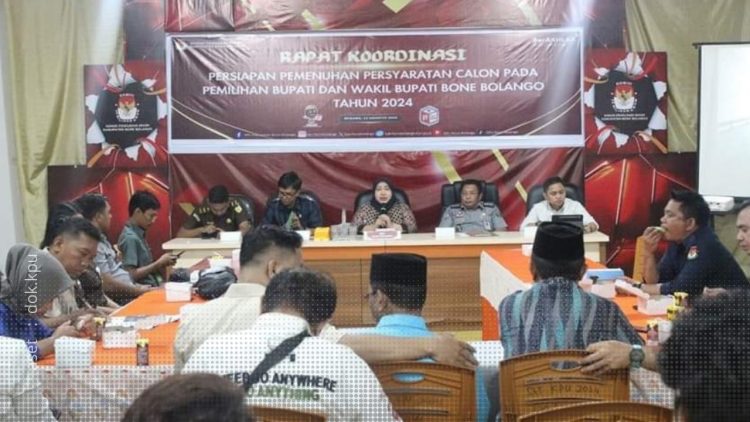 Rapat Koordinasi KPU Kabupaten Bone Bolango.
