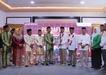 Proses Pendaftaran Bapaslon Kepala Daerah di KPU Pohuwato.