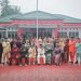 Jajaran Komisioner dan Sekretariat KPU Kabupaten Pohuwato saat mengikuti upacara peringatan HUT ke-79 RI.