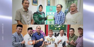 Dua Bakal Cakada Pohuwato saat mengikuti UKK DPP PKB.