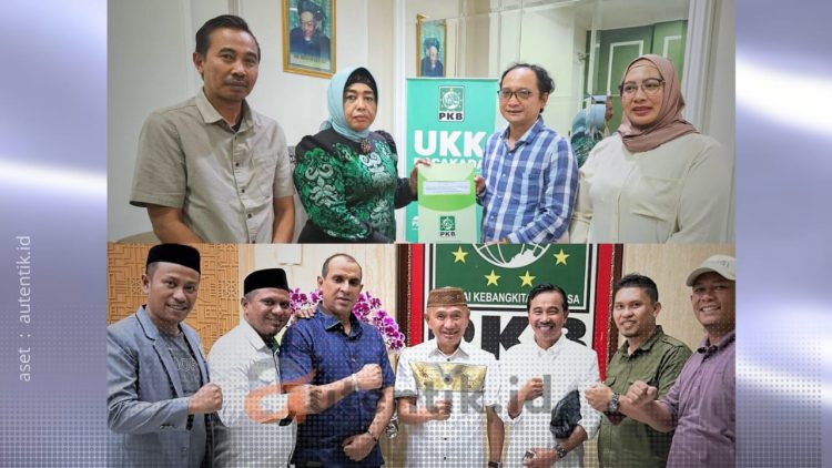 Dua Bakal Cakada Pohuwato saat mengikuti UKK DPP PKB.