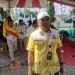 Pimpinan dan Pengurus DPD II Golkar Pohuwato saat ikut dalam pendaftaran Bapaslon Saipul A. Mbuinga - Iwan S. Adam.