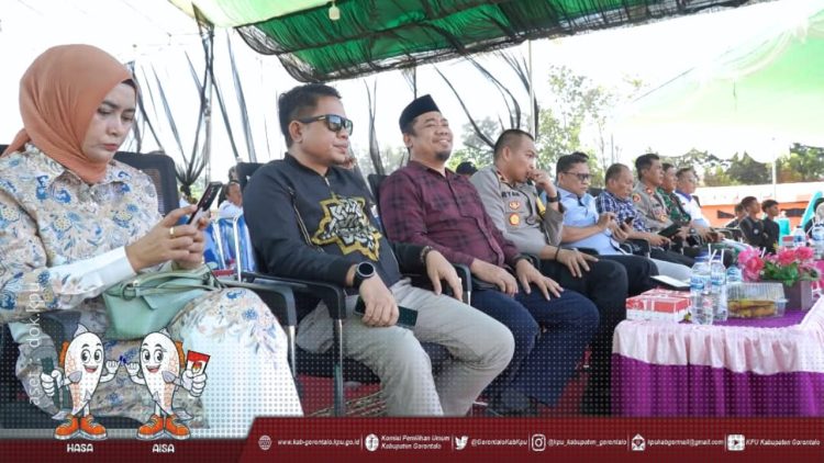 Sosialisasi tahapan Pilkada serentak 2024 oleh KPU Kabupaten Pohuwato, Senin (16/9/2024).
