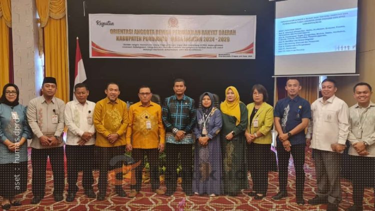 Orientasi Anggota DPRD Kabupaten Pohuwato, yang berlangsung di GrandQ hotel Gorontalo.