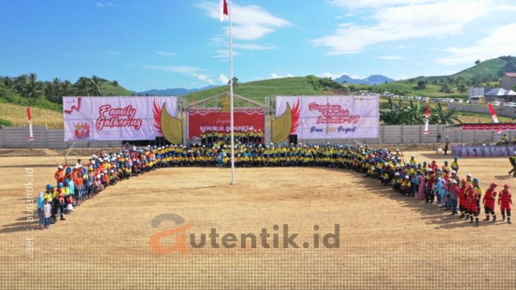 Peringatan HUT ke-79 Republik Indonesia di Site Merdeka PGP.