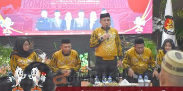 Pendaftaran Bakal Calon Bupati dan Wakil Bupati Kabupaten Gorontalo, Rabu (28/8/2024).