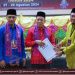 KPU Provinsi Gorontalo saat menerima pendaftaran Bapaslon Hamzah Isa - Abdurrahman Abubakar Bahmid, Rabu (28/8/2024).