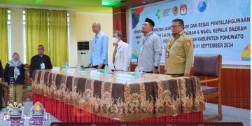Rikes Bapaslon Gubernur dan Wakil Gubernur Gorontalo, Jumat (30/8/2024).