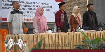 Rapat Koordinasi KPU Kabupaten Gorontalo, Jumat (23/8/2024).