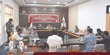 Rapat Koordinasi KPU Kabupaten Gorontalo bersama stakeholder, Sabtu (24/8/2024).