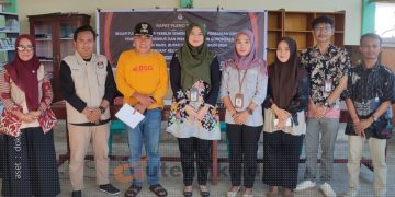 Monitoring pleno DPSHP tingkat PPS oleh Panitia Pemilihan Kecamatan Paguat, Sabtu (7/9/2024).