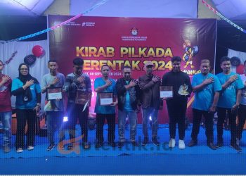 Closing Ceremony Kirab Pilkada serentak zona 4 Kabupaten Pohuwato, Minggu (8/9/2024).