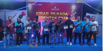 Closing Ceremony Kirab Pilkada serentak zona 4 Kabupaten Pohuwato, Minggu (8/9/2024).