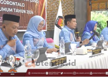 Rapat pleno terbuka penetapan perolehan kursi dan calon terpilih anggota DPRD Kabupaten Gorontalo, Rabu (21/8/2024).