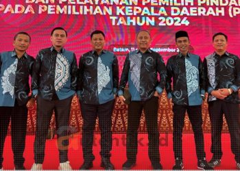 Divisi Rendatin KPU Provinsi, Kabupaten/Kota se Gorontalo saat mengikuti rakor persiapan kegiatan Rekapitulasi dan Penetapan DPT, Rabu (11/9/2024).