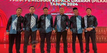 Divisi Rendatin KPU Provinsi, Kabupaten/Kota se Gorontalo saat mengikuti rakor persiapan kegiatan Rekapitulasi dan Penetapan DPT, Rabu (11/9/2024).