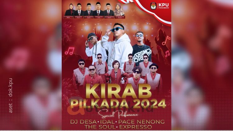 Kirab Pilkada Serentak 2024.