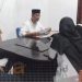 Salah satu Bapaslon saat membuat laporan di Bawaslu Pohuwato.