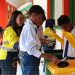Potret sejumlah sekolah mulak melaksanakan program makan siang gratis, Senin (21/10/2024).