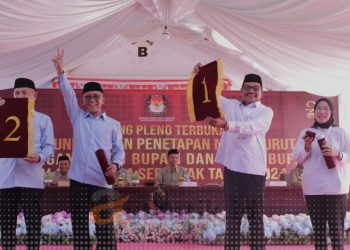 Dua pasangan calon Pilkada Pohuwato 2024.