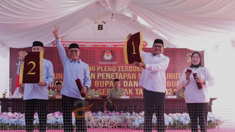 Dua pasangan calon Pilkada Pohuwato 2024.