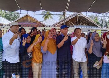 Kampanye perdana Pasangan nomor urut 2, Saipul - Iwan (SIAP), Rabu (30/10/2024).