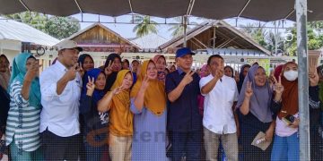 Kampanye perdana Pasangan nomor urut 2, Saipul - Iwan (SIAP), Rabu (30/10/2024).