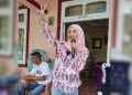 Ketua Komando pemenangan pasangan Calon Bupati dan Wakil Bupati Pohuwato, Saipul - Iwan (SIAP), Zulfiani Mbuinga,