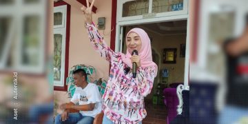 Ketua Komando pemenangan pasangan Calon Bupati dan Wakil Bupati Pohuwato, Saipul - Iwan (SIAP), Zulfiani Mbuinga,
