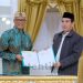 Penandatanganan MoU Pani Gold Project bersama PWNU Gorontalo, Selasa (22/10/2024).