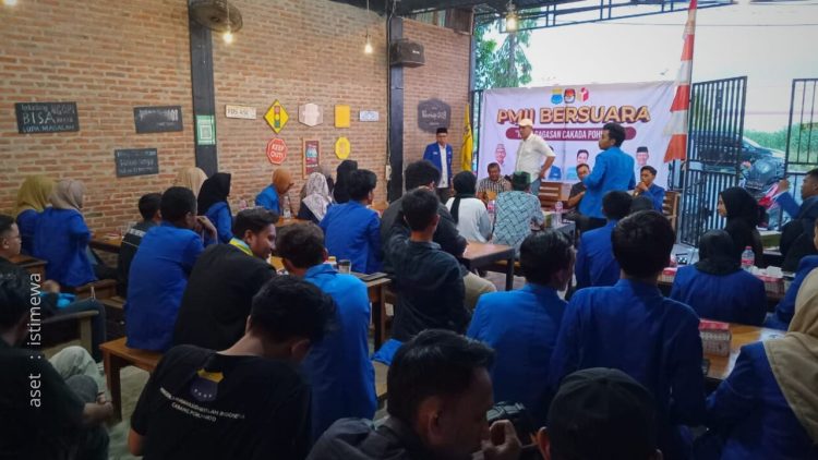 PMII Bersuara, adu gagasan Paslon Pilkada Pohuwato, Sabtu (5/10/2024).