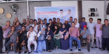 Deklarasi purna Kades se Pohuwato untuk Paslon Saipul A. Mbuinga - Iwan S. Adam, Ahad (6/10/2024).