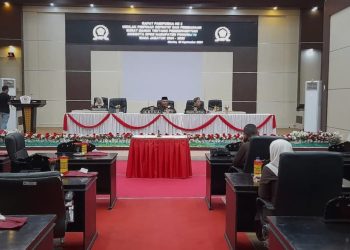 Paripurna ke-2 DPRD Kabupaten Pohuwato dengan agenda pembacaan usulan Pimpinan Definitif, Kamis (19/09/2024).
