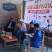 Ketua Tim Paslon SIAP, Hamdi Alamri, saat menghadiri forum diskusi PMII Bersuara, Sabtu (5/10/2024).