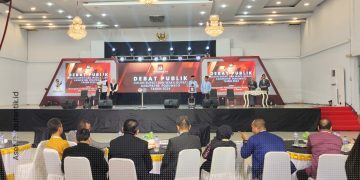 Debat Paslon Pilkada Pohuwato putaran kedua, Sabtu (09/11/2024).