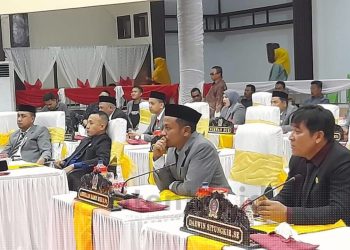 Paripurna DPRD Kabupaten Pohuwato.