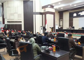 Paripurna DPRD Kabupaten Pohuwato, Rabu (16/10/2024).