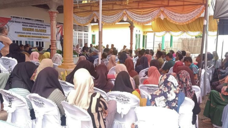 Reses Wakil Ketua DPRD Kabupaten Pohuwato, Hamdi Alamri, Ahad (1/12/2024).