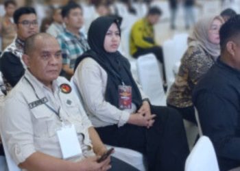 Ketua Bawaslu Pohuwato, Saat hadir dalam Rapat Pleno Terbuka Rekapitulasi Hasil Penghitungan Perolehan Suara.