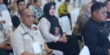Ketua Bawaslu Pohuwato, Saat hadir dalam Rapat Pleno Terbuka Rekapitulasi Hasil Penghitungan Perolehan Suara.