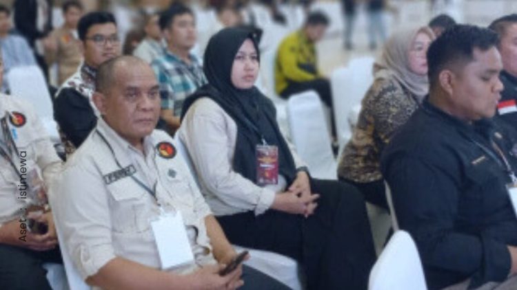 Ketua Bawaslu Pohuwato, Saat hadir dalam Rapat Pleno Terbuka Rekapitulasi Hasil Penghitungan Perolehan Suara.