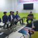 Sekretaris LPM Universitas Pohuwato saat menerima kunjungan PT GSM, Kamis (19/12/2024).