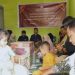 KPU Kabupaten Gorontalo saat mengambangi salah satu panti asuhan, Jumat (13/12/2024).