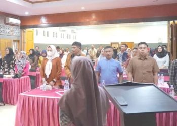 Rapat kerja KPU Kabupaten Gorontalo.