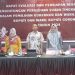 KPU Kabupaten Gorontalo saat menggelar rapat evaluasi dan persiapan rekapitulasi perhitungan suara tingkat Kecamatan.