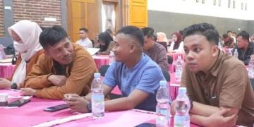 Rapat kerja KPU Kabupaten Gorontalo bersama PPK se Kabupaten Gorontalo.