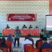 KPU Kabupaten Gorontalo saat menggelar sosialisasi tatap muka.