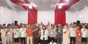 KPU Kabupaten Bone Bolango saat menggelar rekapitulasi suara Pilkada serentak 2024.